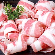 [글램쿡] 미국산 프리미엄 차돌 우삼겹 삼겹양지 500g 구이용 샤브샤브용, 1개