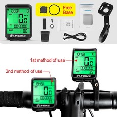 자전거 속도계 무선 GPS 기능 INBIKE 방수 MTB 컴퓨터 유선 주행 거리계 사이클링 시계 LED 스크린 측정 가능한 Ic321, Wireless extension, 1개