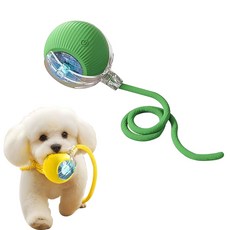 애견 장난감 볼 스마트 움직이는 반려동물 장난감 강아지 펫 볼, 녹색, 1개