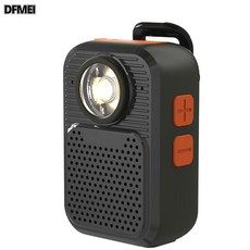 DFMEI 藍牙音箱 便攜式插卡磁吸背夾迷你音響, 如圖, 軍黑色