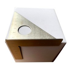 不鏽鋼 三維尺 直角尺 45度/90度 木工角尺 畫線工具, 1個