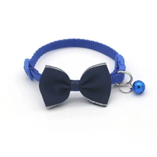 애완 동물 활 벨 목걸이 귀여운 고양이 용품 다색 조절 드레싱 도구 액세서리 신제품, 03 dark blue, 1개