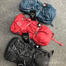 小鷹甲殻蟲登山包男女衕款22L露營登山徒步戶外雙肩包22L防潑水大, 紅色34升（有腰包）,帶防雨罩