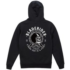BLADE RIDER 連帽外套 VIKINGS形象LOGO 2021 二代 潮牌 Hoodie Jacket, 黑,L