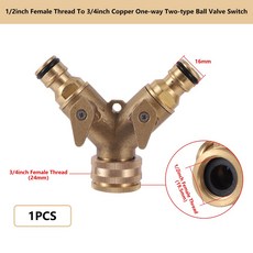 스레드 황동 니플 가든 커넥트 호스 어댑터 M22 24 수도꼭지 커넥터 워터 피팅, 12) 0328