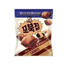 오리온 대용량 꼬북칩 초코츄러스 지퍼백296g, 296g, 1개