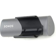 스파르탄 마운트 SONOS Roam 블루투스 스피커 호환 벽걸이 어디서나 설치 가능한 저프로파일 디자인 가정 사무실 스튜디오 차고 기숙사 파티오 자동차 보트 골프카트, Black
