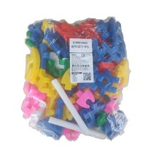 USL 遊思樂 動物嘉年華積木C款92PCS，益智積木玩具，培養空間想像力與創造力, 詳見包裝, Multicolor