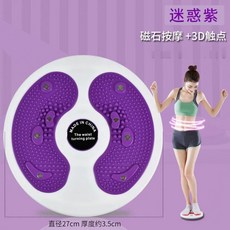 공기주입식 스탭퍼 발지압 유산소 실내 걷기 운동기구, B. 자석 허리 비틀기 디스크 보라