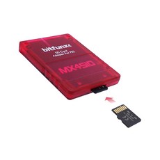 PS2 Playstation2 게임 콘솔용 Bitfunx MX4SIO SIO2SD SD/TF 카드 어댑터 게임 리더, 03 SD Card Red, 한개옵션1, 08 Red For TF