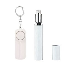 휴대용 호신용품 세트 호신용 경보기 호신용 스프레이 여성 호신용품 곰스프레이, 1, 화이트