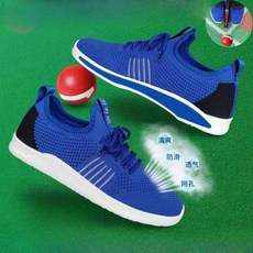 게이트볼화 스포츠화 게이트볼 신발 운동화 슈즈 통기성, 블랙레드 메쉬, 230