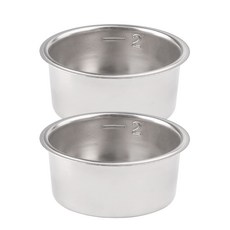 고밀도 포터필터 호환 바스켓 2샷 51m 2개입 세트, 2개, 실버51mm2샷 2개, 실버51mm2샷