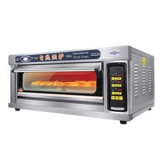 업소용 데크오븐 2매 1단 전기 화덕 제과 제빵 베이커리, 게이지식 1단 2판