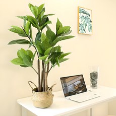 위드썬 조화 나무 플랜테리어 뱅갈고무나무, 1개, 90cm