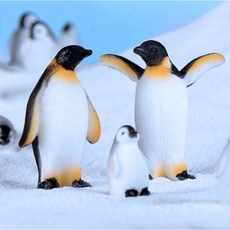 효정Flower 남극 펭귄 미니어쳐 피규어 테라리움 화분 장식, 1개