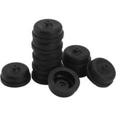 수족관 낚시용 산소 펌프 및 필터용 10Pcs 블랙 다이어프램 공기 액세서리 EPDM 고무 교체 부품