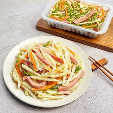 [당일조리] 30년 전통 엄마손맛 야채햄 감자채볶음 가정식 수제반찬, 1개, 600g