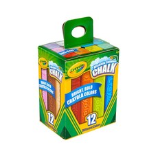 크레욜라 워셔블 수성 야외용분필 12색 사이드워크 벽그림분필 배송료X, 1세트