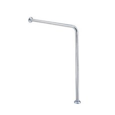 【海夫健康生活館】裕華 不鏽鋼系列 亮面 L型扶手 70x75cm(T-057), 1個