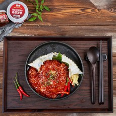 먹기편한 순살 양념 게장 매우 매운 핵불맛 200g, 1개