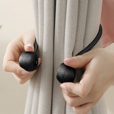 레보 커튼끈 고리끈, 1개, 화이트