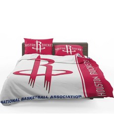NBA 휴스턴 로케츠 이불 배게 커버 세트 (싱글 더블) Houston Rockets Duvet Cover Set, 포함