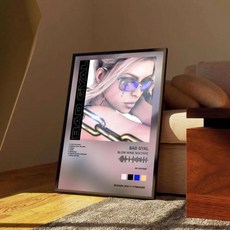 포스터 음악 앨범 커버 룸 캔버스 페인팅 프린트 아트 홈 월 데코 사진 선물, 1. Black3