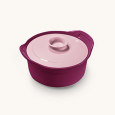 [마미스테이블] 매직스티머 최상급 푸드그레이드 실리콘 전자렌지쿠커 찜기 계란찜용기, S(400ml), 로즈와인, 1개