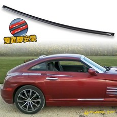 Fyralip High Kick 後上擾流板 克萊斯勒 Crossfire 雙門 2004-2008, 素材(不烤漆)