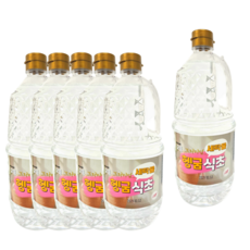 으뜸 프리미엄 세탁물 헹굼 식초, 6개, 1.8L