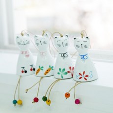 도자기 고양이 풍경종_ 202675563EA