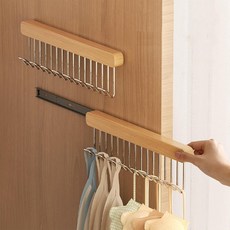 옷장용 12인치 발렛봉 옷을 걸 수 있는 확장형 및 풀아웃 옷장 기둥 브래지어 넥타이 벨트 금속 고리가 달린 슬라이드 아웃 옷걸이 벽 오른쪽 고리, 12