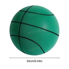 무소음 소프트 볼 실내 농구 바운스 폼 바스켓볼 운동용, V. 엑스트라 라지 그린