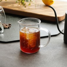 Bestra 내열유리 비이커 다용도 계량컵, 1개, 250ml