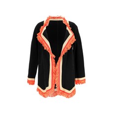 보테가 베네타 중고 프린지 트리밍 코튼 블레이저