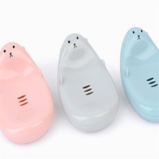 WITHNAMU 비누각 투명뚜껑형 여행용 비누케이스 실내 비누정리 박스 투명뚜껑 비누케이스, 1개