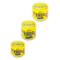 동원 스탠다드 참치캔 자취밀키트 자취식단, 라이트스탠다드 동원참치(캔)100g