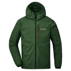 mont-bell Wind Blast Hooded Jacket 連帽風衣外套 深綠
