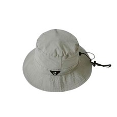 兒童遮陽帽 寬邊透氣 可調節戶外漁夫帽