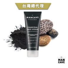MANCAVE 木炭磨砂膏 深層清潔毛孔 控油平衡, 1個, 100ml