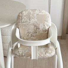 사가 엔젤릭 부가부 지라프 방수 쿠션 베이비세트 이유식 아기 식탁 의자 커버, 핑크