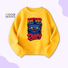 여아 블루 맨투맨 라운드넥 긴팔 아동티셔츠 주니어 여자아이 옷