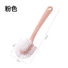 鞋刷子家用耐用多功能五面洗鞋刷宿舍不傷鞋刷子長柄鞋刷子硬毛, 1個, 粉色:如圖