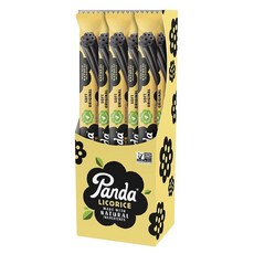 Panda ® | 내추럴 소프트 오리지널 감초 | 4가지 천연 성분으로만 만든 Pure Panda 블랙 감초 캔디 | GMO 프리 프로젝트 인증 | 비건 및 지방 프리 | 3, 1개, 32g