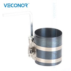 엔진 래칫 타입 클램프 밴드 설치기 3 인치 피스톤 링 압축기 퀵 릴리스 15C 14 드라이브 키 자동차 차고 53175mm