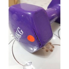 NG品 六角防滑啞鈴 10公斤 磨砂藍色 體態訓練復健適用 單個, 10公斤-磨砂藍色, 1個