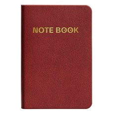 NOTE BOOK 筆記本, 紅色, 1個