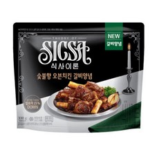 롯데 식사이론 숯불향 오븐치킨 갈비양념 330g 부드러운, 3개