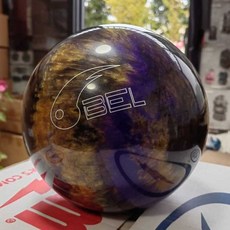 BEL 우레탄 볼링공 퍼플 고스트 하드볼 공인구, 1개, 레드블랙골드12파운드